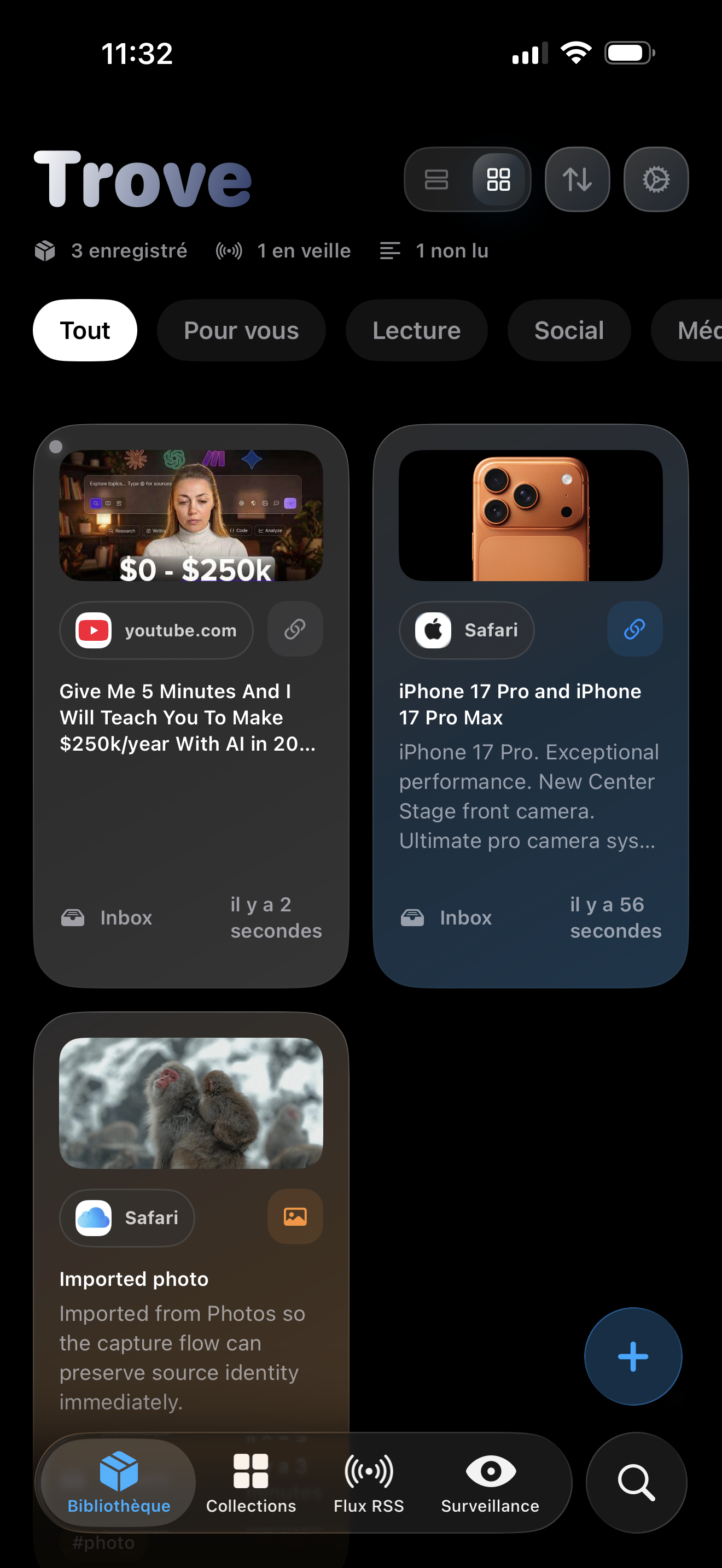 Trove library in dark mode