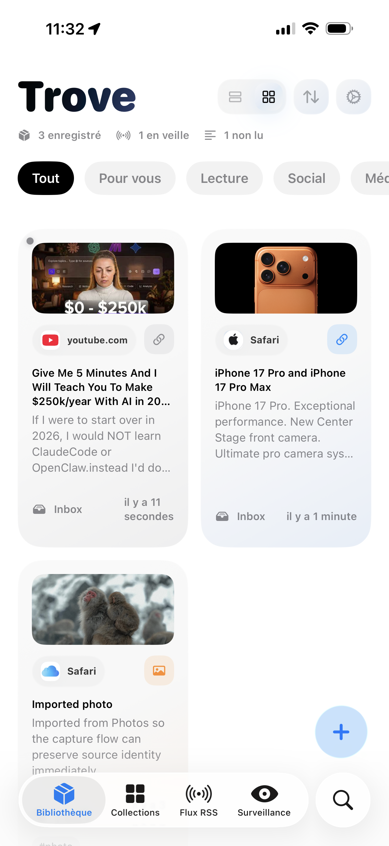 Trove library in light mode